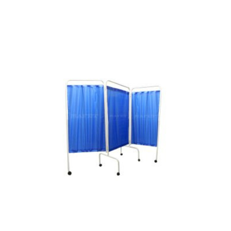 Biombo 3 Cuerpos + Tela Antifluido Azul Mafet M-019