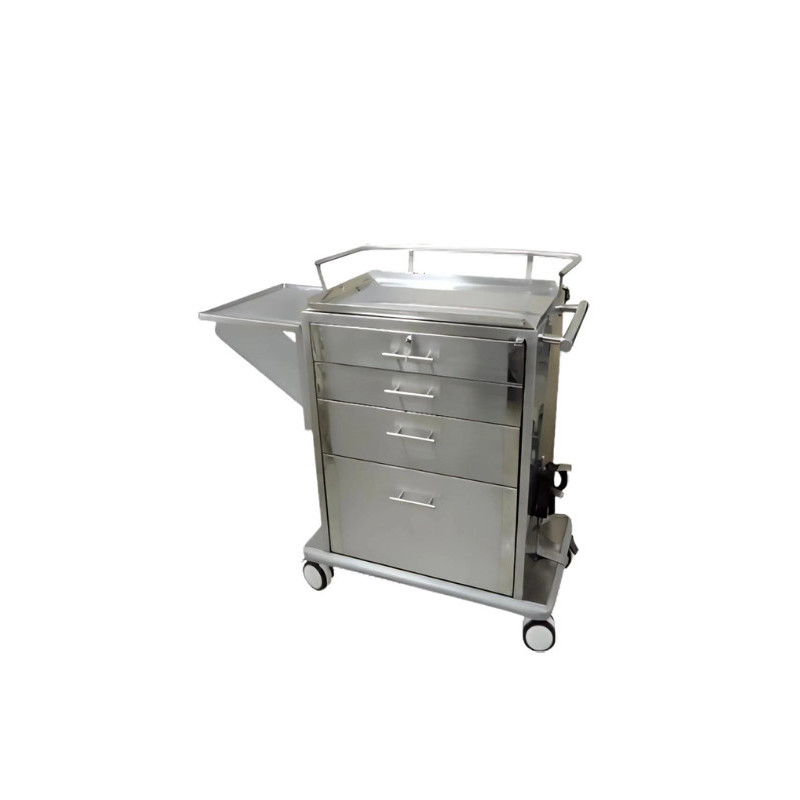 Carro Paro Acero Inoxidable Mafet M-087